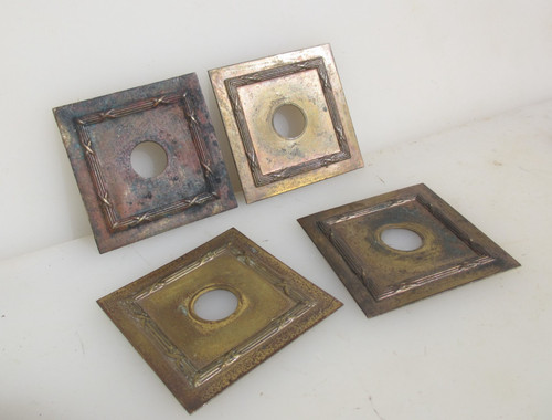 Vintage brass light switch - brass,