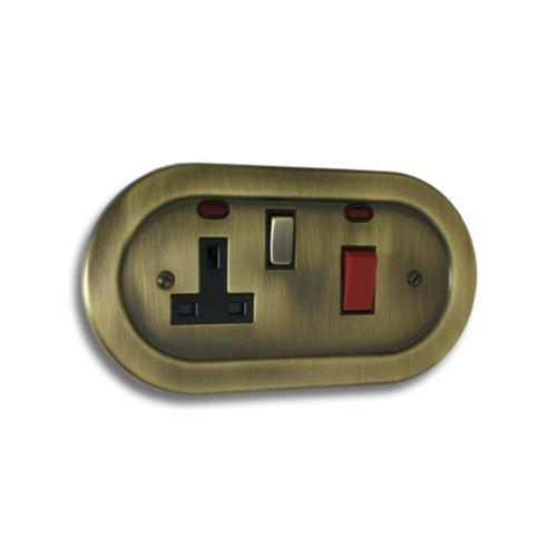 Empire antique brass - antique, switch