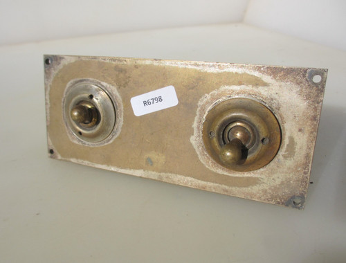 Vintage brass light - vintage, switch