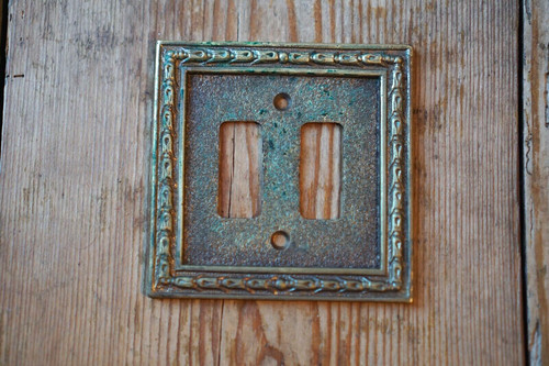 Vintage bronze brass ornate - bronze,