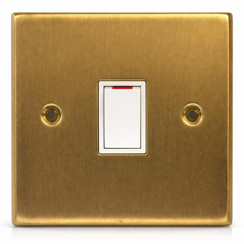 Antique brass 20a gang - brass,