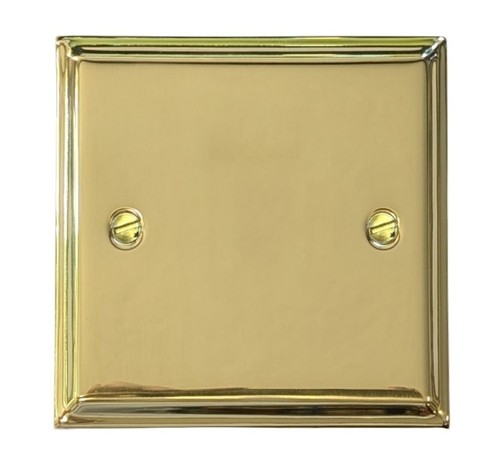 Deco plate polished brass - g&h,