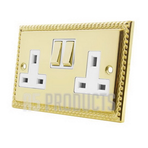 Amp wall double plug - amp, socket
