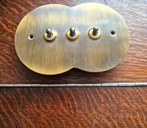 Vintage antique brass gang - brass, 3