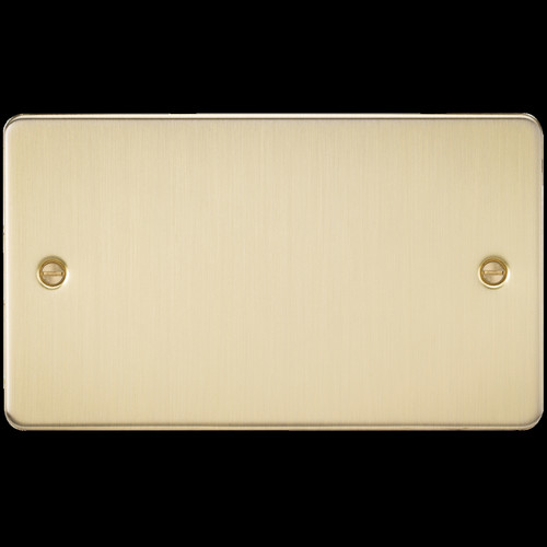 Brushed brass flat - brushed,