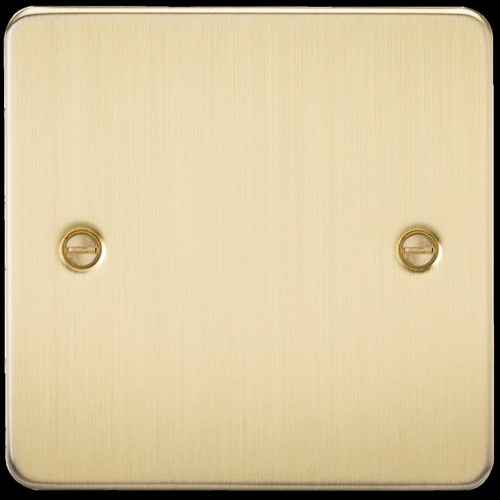 Brushed brass flat plate - fp,